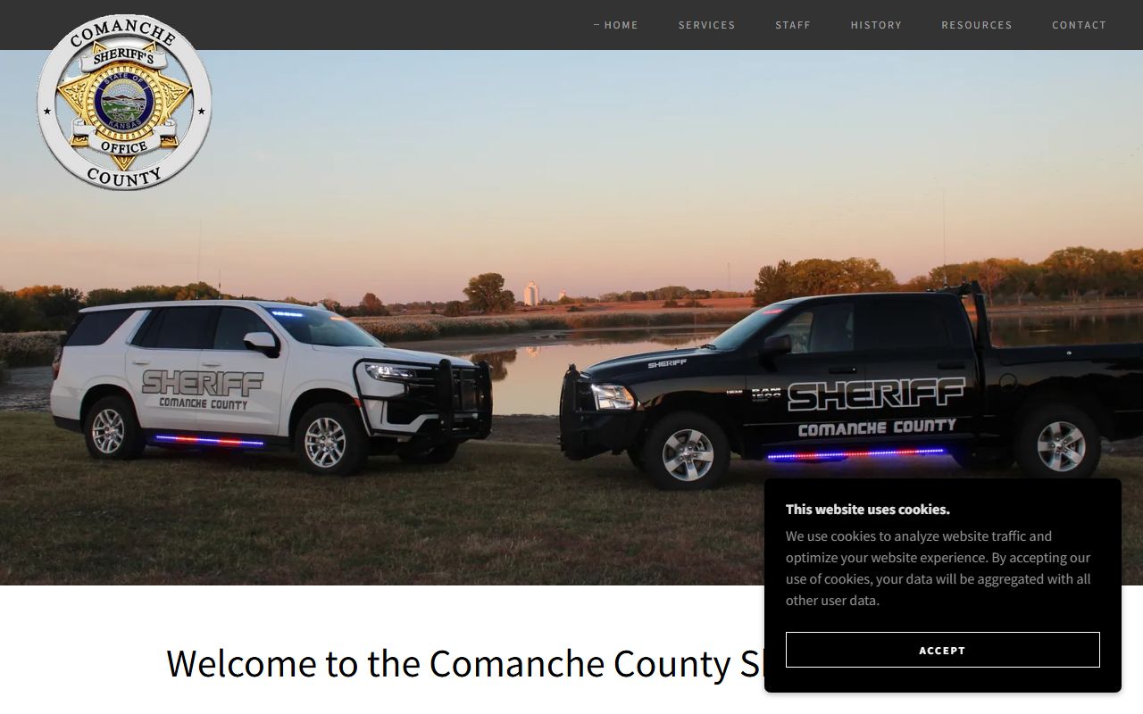 Comanche County inmate population sheriff office contact page